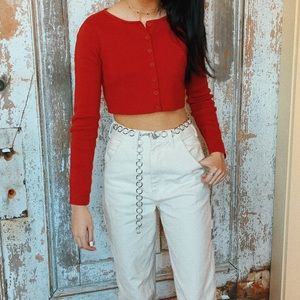 brandy melville cropped sweater